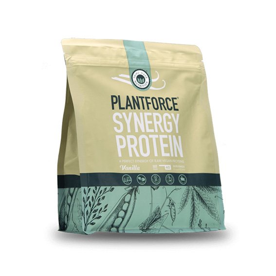 Plantforce synergy protein vanilje 800 g | Kinsarvik Naturkost