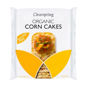 Clearspring organic corn cakes 130 g