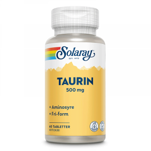 Solaray taurin 500 mg 60 tabletter