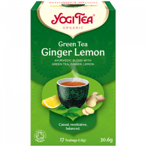 Yogi Tea green tea ginger lemon 17 poser