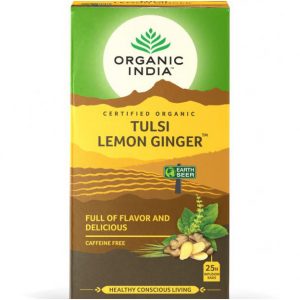 Organic India tulsi lemon ginger