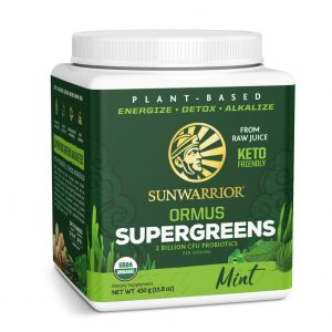 Sunwarrior ormus supergreens mint 450 g