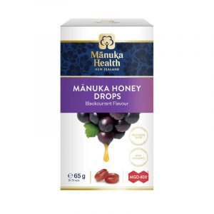 Manuka Health honningdrops med solbær 65 g