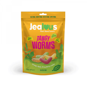 Jealous tangy worms 125 g