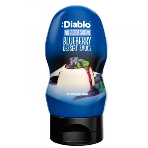 Diablo sukkerfri blåbær dessertsaus 190 ml